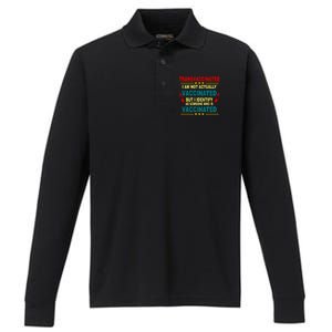 Transvaccinated Performance Long Sleeve Polo