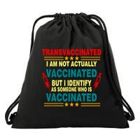 Transvaccinated Drawstring Bag