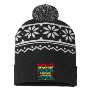 Transvaccinated USA-Made Snowflake Beanie