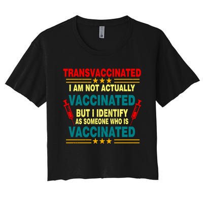 Transvaccinated Crop Top