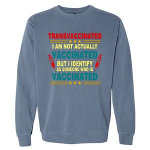 Transvaccinated Garment-Dyed Sweatshirt