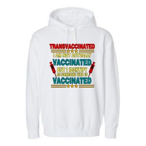 Transvaccinated Garment-Dyed Fleece Hoodie