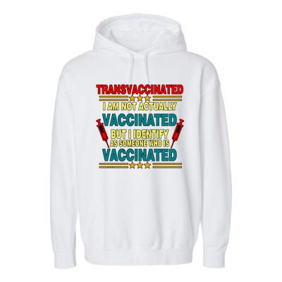 Transvaccinated Garment-Dyed Fleece Hoodie