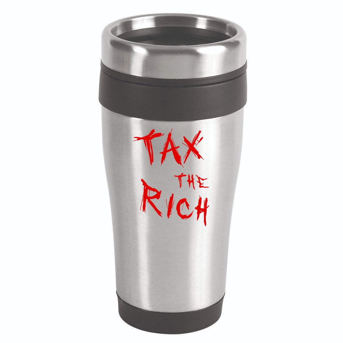 Tax The Rich AOC Quote 16oz Travel Tumbler