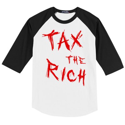 Tax The Rich AOC Quote Baseball Sleeve Shirt