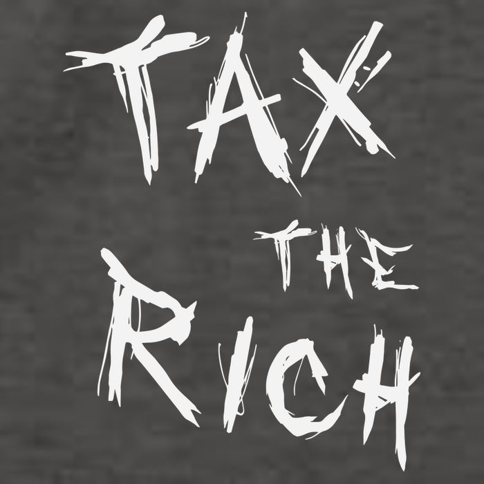 Tax The Rich AOC Quote Vector Backpack