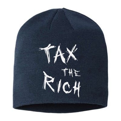 Tax The Rich AOC Quote Sustainable Beanie