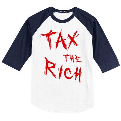 Tax The Rich AOC Quote Baseball Sleeve Shirt