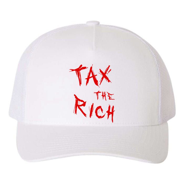 Tax The Rich AOC Quote Yupoong Adult 5-Panel Trucker Hat