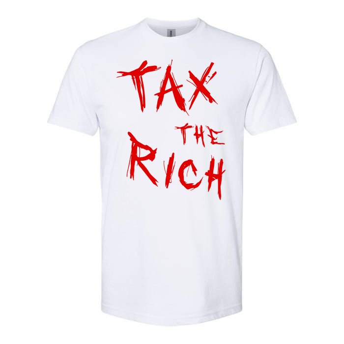 Tax The Rich AOC Quote Softstyle® CVC T-Shirt