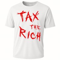 Tax The Rich AOC Quote Cooling Performance Crew T-Shirt