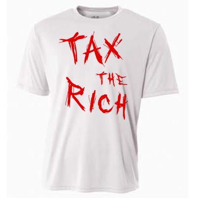 Tax The Rich AOC Quote Cooling Performance Crew T-Shirt