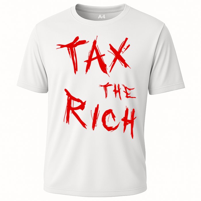 Tax The Rich AOC Quote Cooling Performance Crew T-Shirt