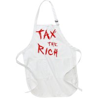 Tax The Rich AOC Quote Full-Length Apron With Pockets