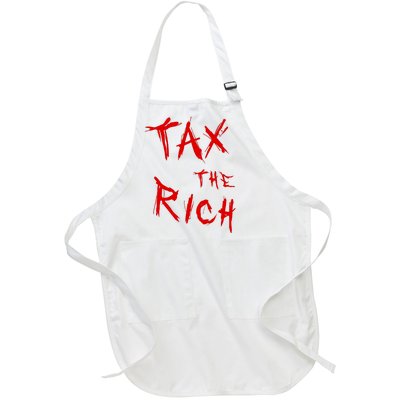 Tax The Rich AOC Quote Full-Length Apron With Pockets