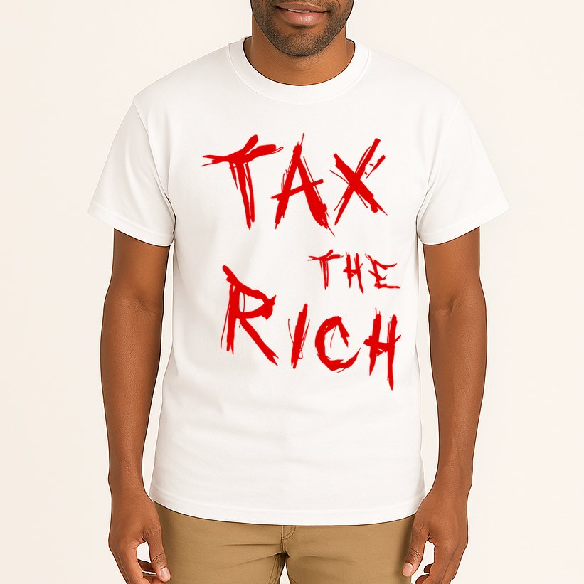 Tax The Rich AOC Quote Tall T-Shirt