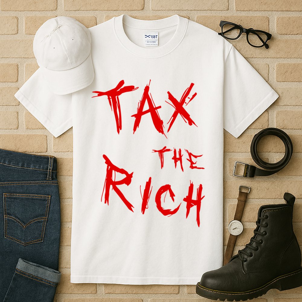 Tax The Rich AOC Quote Tall T-Shirt