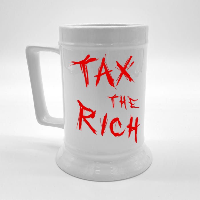 Tax The Rich AOC Quote Beer Stein