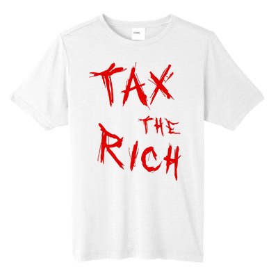 Tax The Rich AOC Quote Tall Fusion ChromaSoft Performance T-Shirt