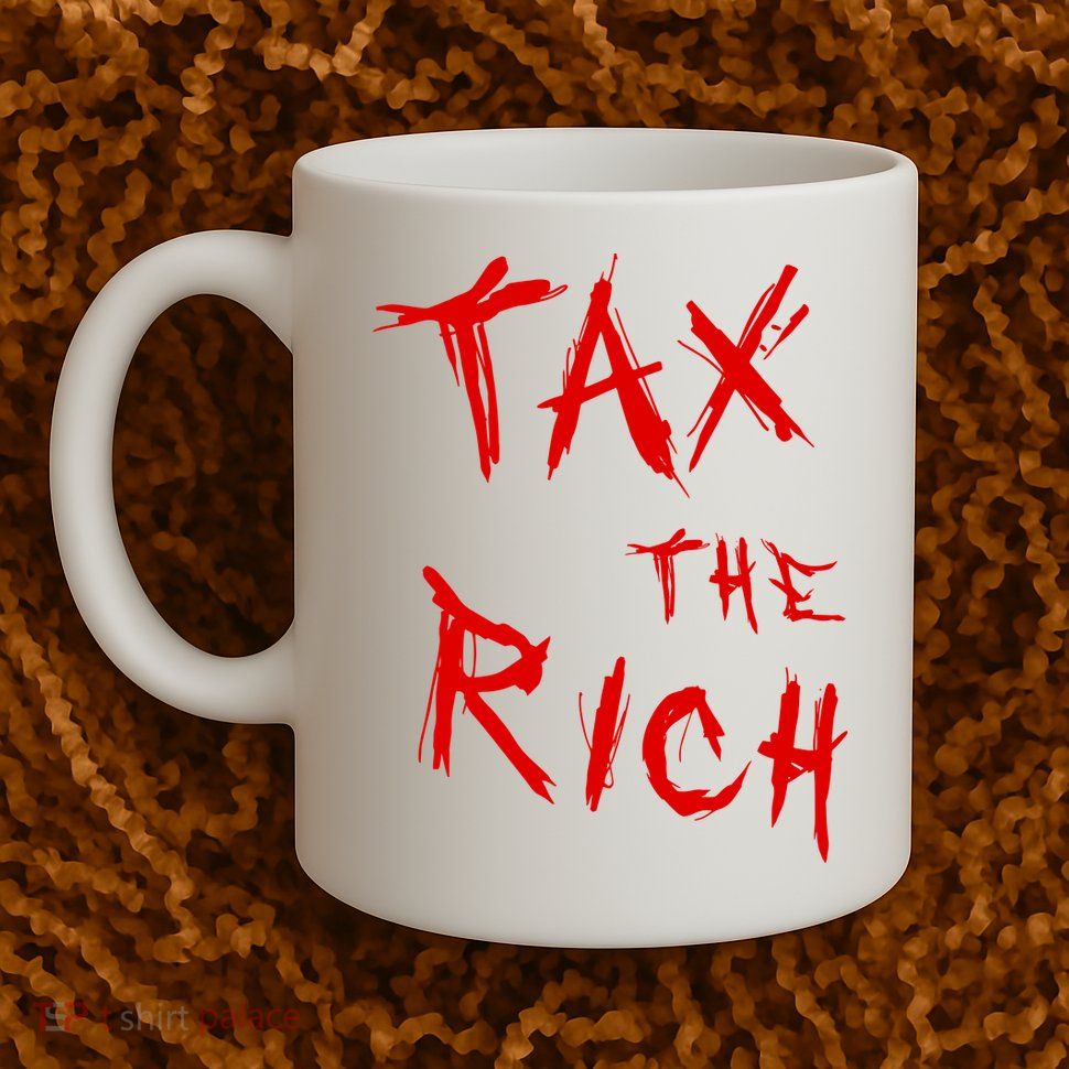 Tax The Rich AOC Quote Coffee Mug