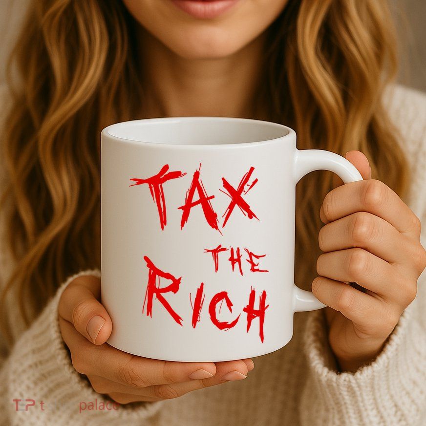 Tax The Rich AOC Quote Coffee Mug