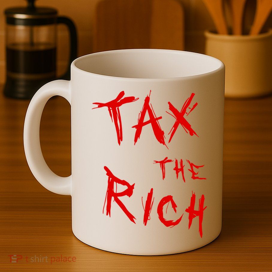 Tax The Rich AOC Quote Coffee Mug