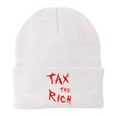 Tax The Rich AOC Quote Knit Cap Winter Beanie