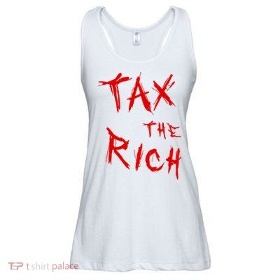 Tax The Rich AOC Quote Ladies Essential Flowy Tank