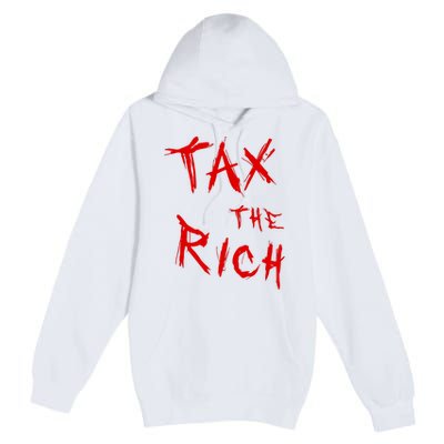 Tax The Rich AOC Quote Premium Pullover Hoodie