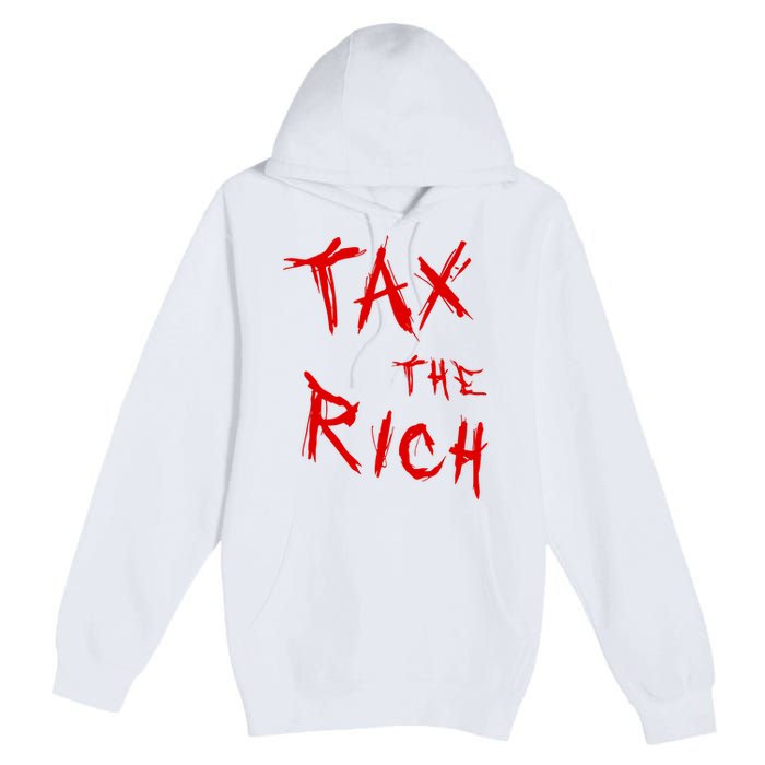 Tax The Rich AOC Quote Premium Pullover Hoodie