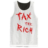 Tax The Rich AOC Quote Mesh Reversible Basketball Jersey Tank