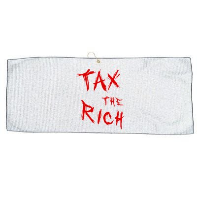 Tax The Rich AOC Quote Large Microfiber Waffle Golf Towel