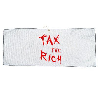 Tax The Rich AOC Quote Large Microfiber Waffle Golf Towel