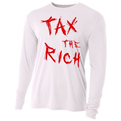 Tax The Rich AOC Quote Cooling Performance Long Sleeve Crew