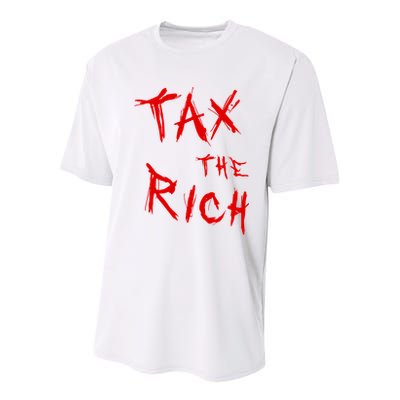 Tax The Rich AOC Quote Youth Performance Sprint T-Shirt
