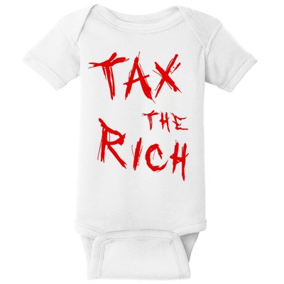 Tax The Rich AOC Quote Baby Bodysuit