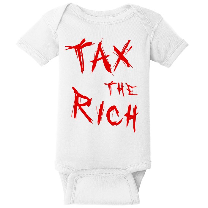 Tax The Rich AOC Quote Baby Bodysuit