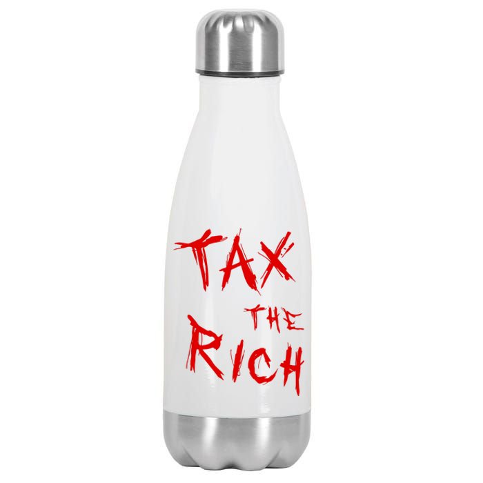 Tax The Rich AOC Quote Stainless Steel Insulated Water Bottle