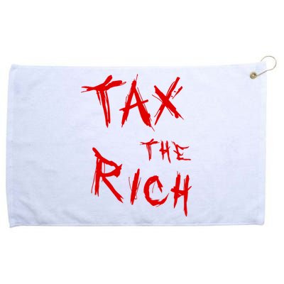 Tax The Rich AOC Quote Grommeted Golf Towel