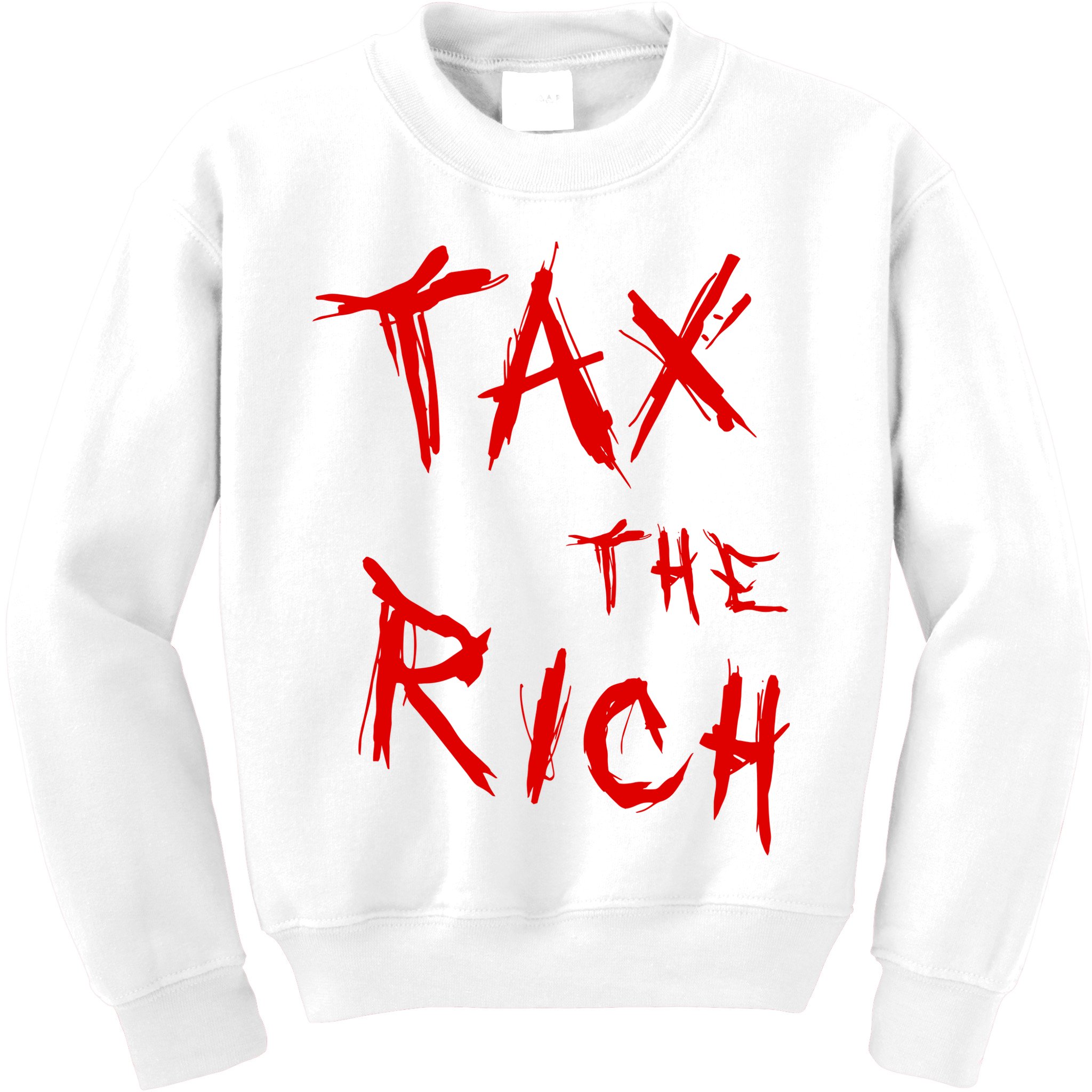 Tax The Rich AOC Quote Kids Sweatshirt