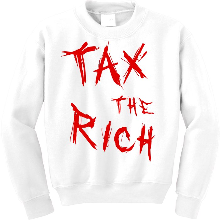 Tax The Rich AOC Quote Kids Sweatshirt