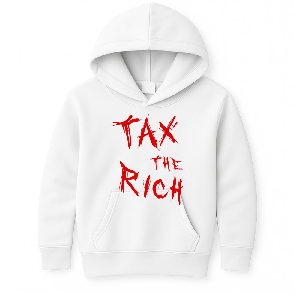 Tax The Rich AOC Quote Kids Hoodie