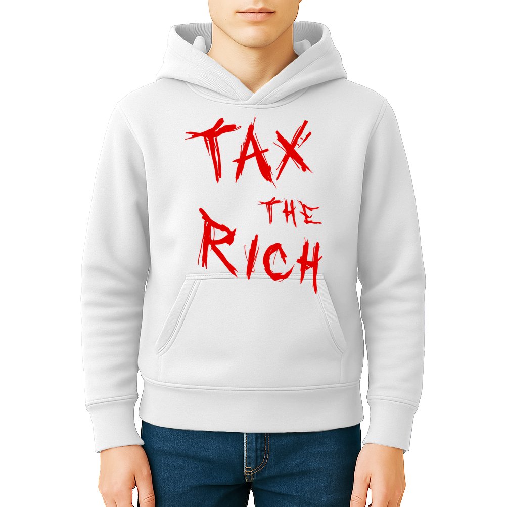 Tax The Rich AOC Quote Kids Hoodie