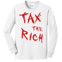 Tax The Rich AOC Quote Kids Long Sleeve Shirt