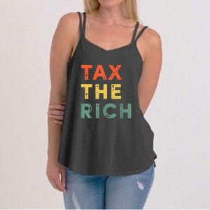 Taxing The Rich Fair Taxation AntiCapitalist Tax The Rich Women's Strappy Tank