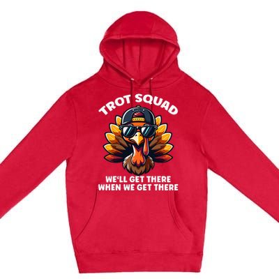 Thanksgiving Turkey Running Outfit Gear Costume Turkey Trot Premium Pullover Hoodie