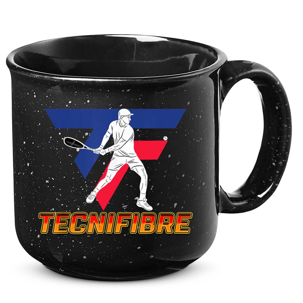 Tecnifibre Tenis Retro Vintage 15oz Campfire Ceramic Mug
