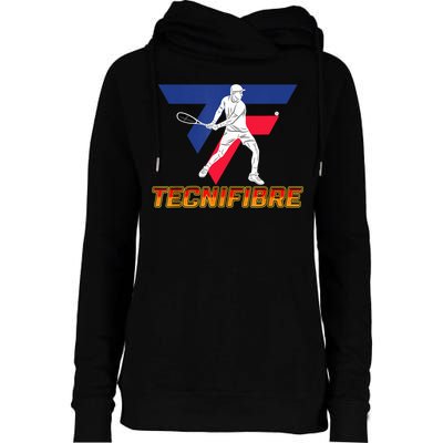 Tecnifibre Tenis Retro Vintage Womens Funnel Neck Pullover Hood