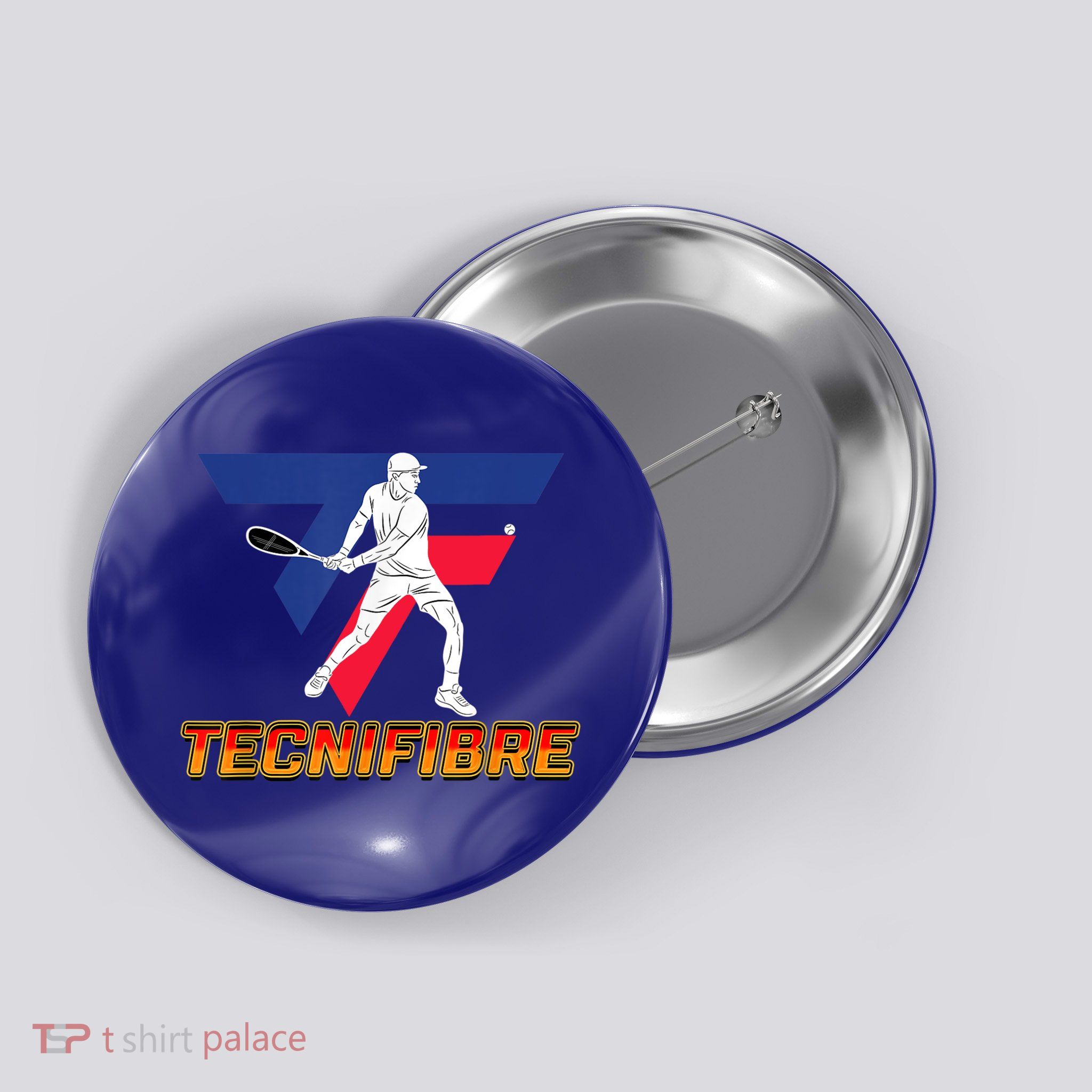 Tecnifibre Tenis Retro Vintage Button