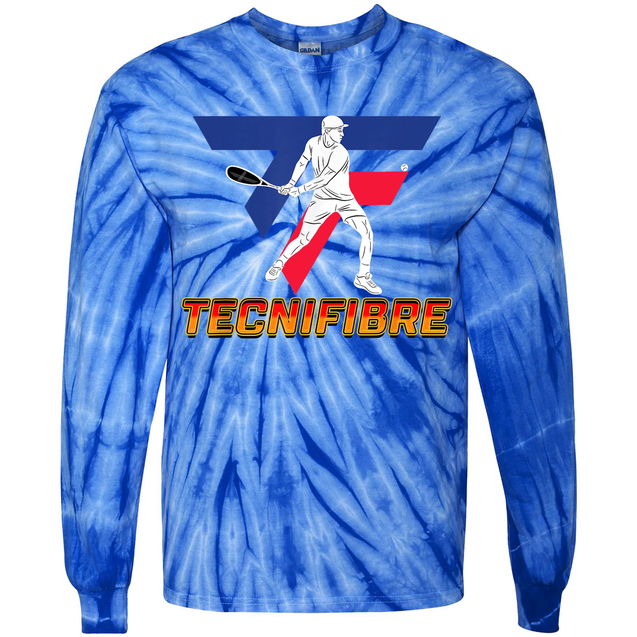 Tecnifibre Tenis Retro Vintage Tie-Dye Long Sleeve Shirt